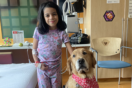 Lucia (kidney transplant recipient) and Honey Crisp