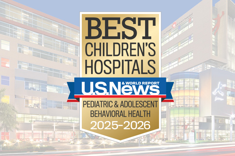 U.S. News  Best Children's Hospitals Pediatric  & Adolescent Behavioral Health 25-26