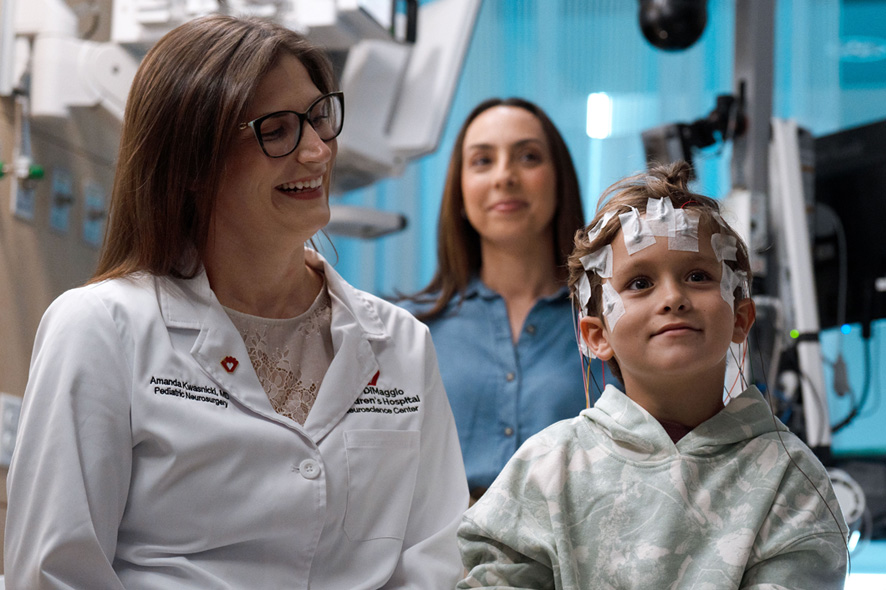 Pediatric Neurology Doctor with Patient