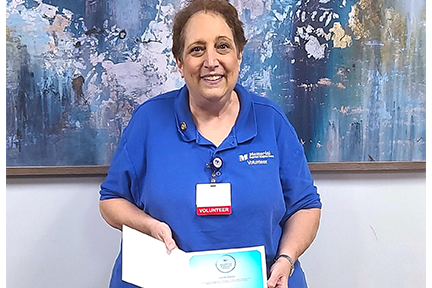 Lucille, Volunteer Spotlight Award recipient