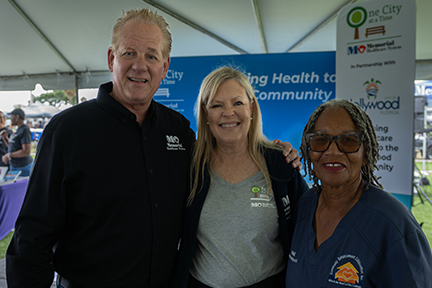 Tim Curtin, Elizabeth Justen, and Nadine McCrea at OCAT Hollywood